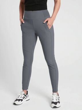 Athleta Highlands Hybrid Trek Tight Gray